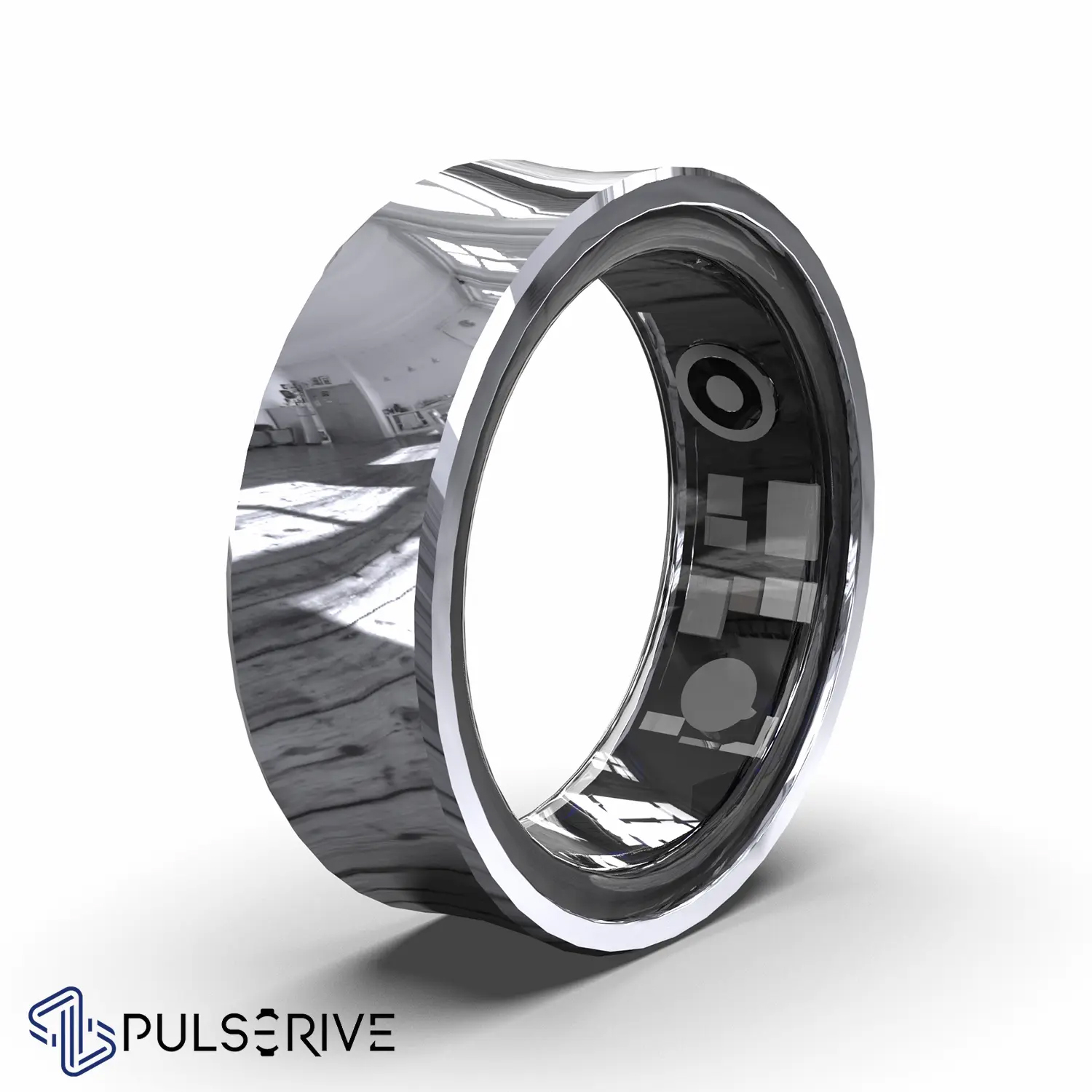 Умное кольцо, которое  отслеживает физические показатели тела Pulserive Smart Ring